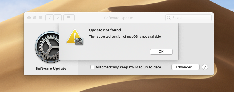 Download Earlier Versions Of Macos On Mojave